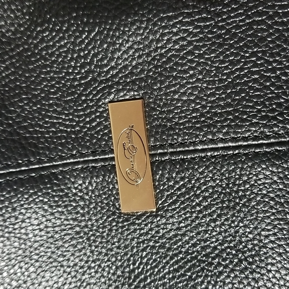 ONNA EHRLICH STACY TOTE BAG BLACK LEATHER - Picture 2 of 8